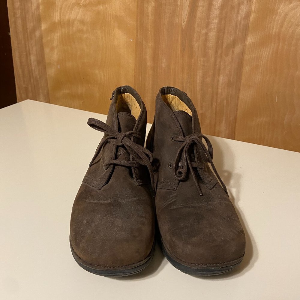 LEATHER ANKLE BOOTS – UNSTRUCTURED BY CLARKS 10M